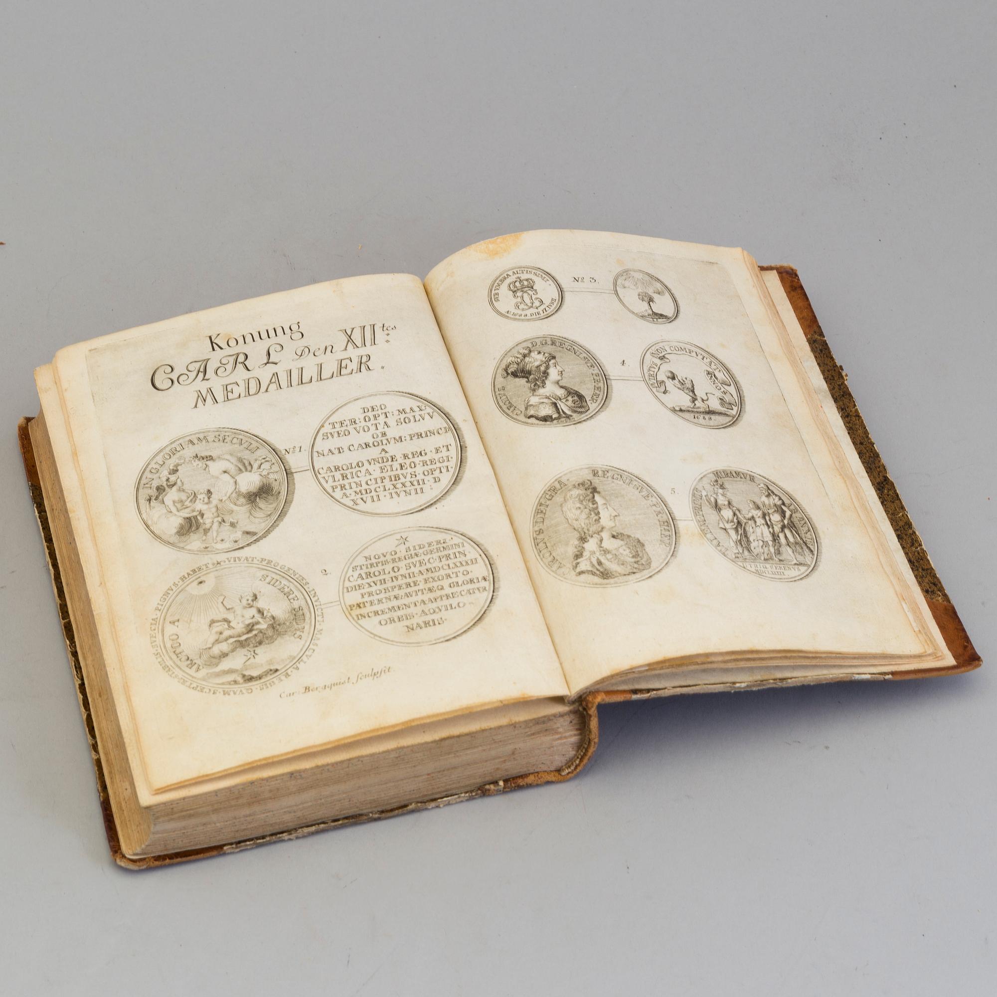 A book by Nils Gylling Petersson, about Karl XII, Stockholm 1745.