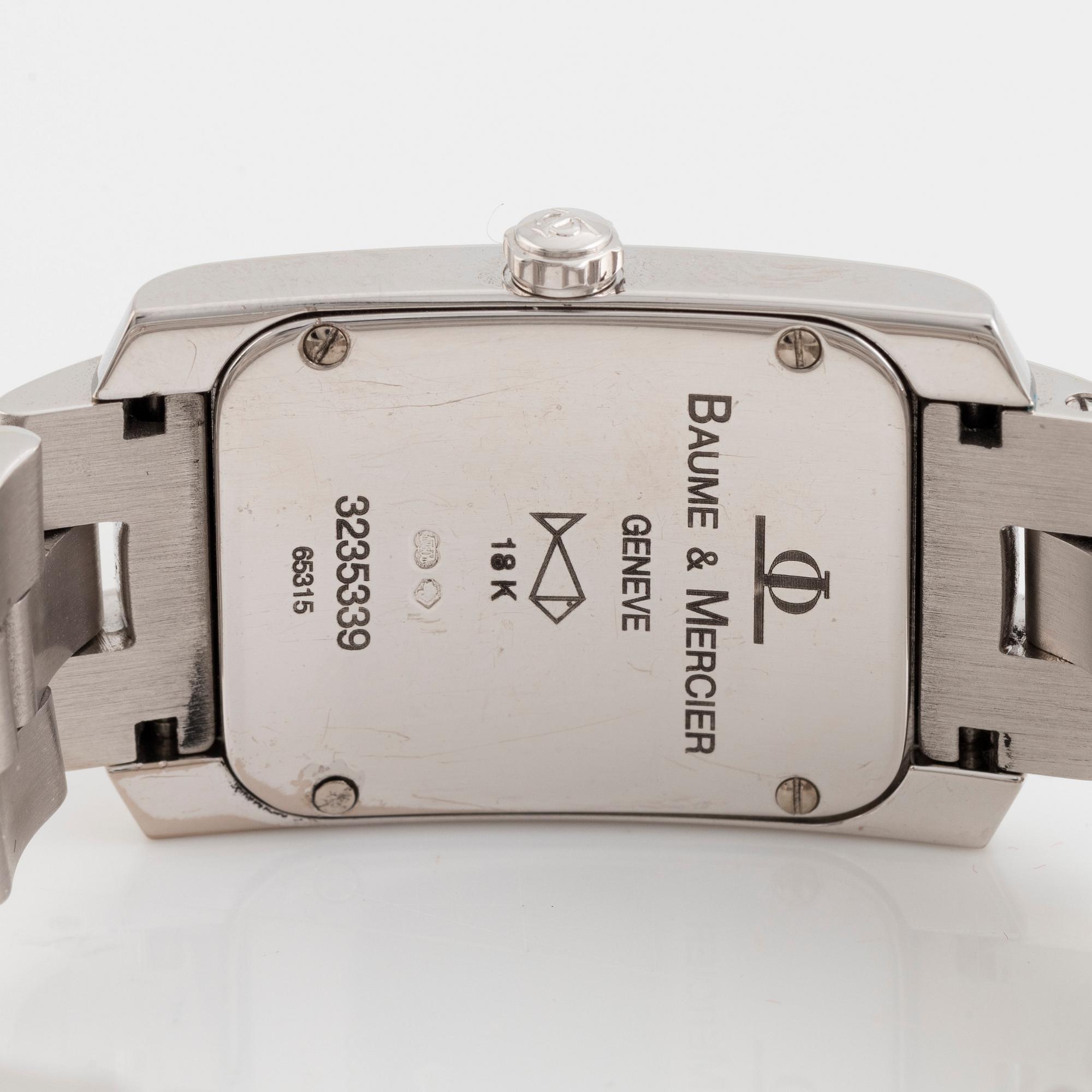 Baume & Mercier, Hampton, wristwatch, 22 x 28 mm.