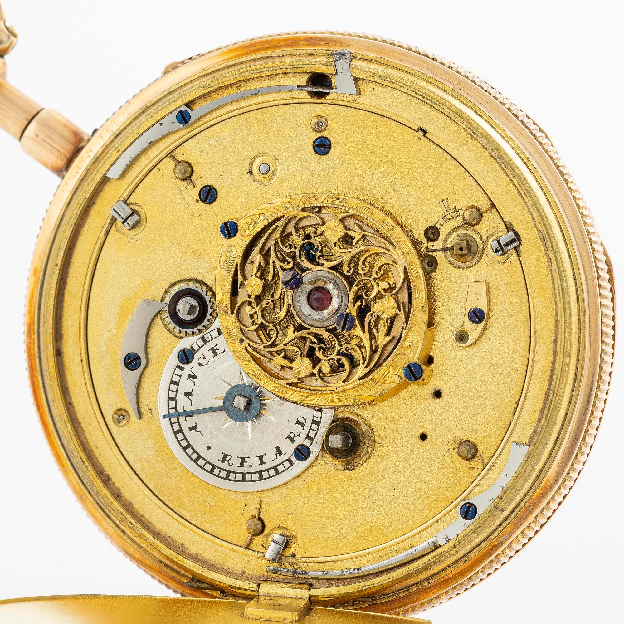 Fickur, repeterur, "Royal Gift", "Jacquemart", ca 1820.