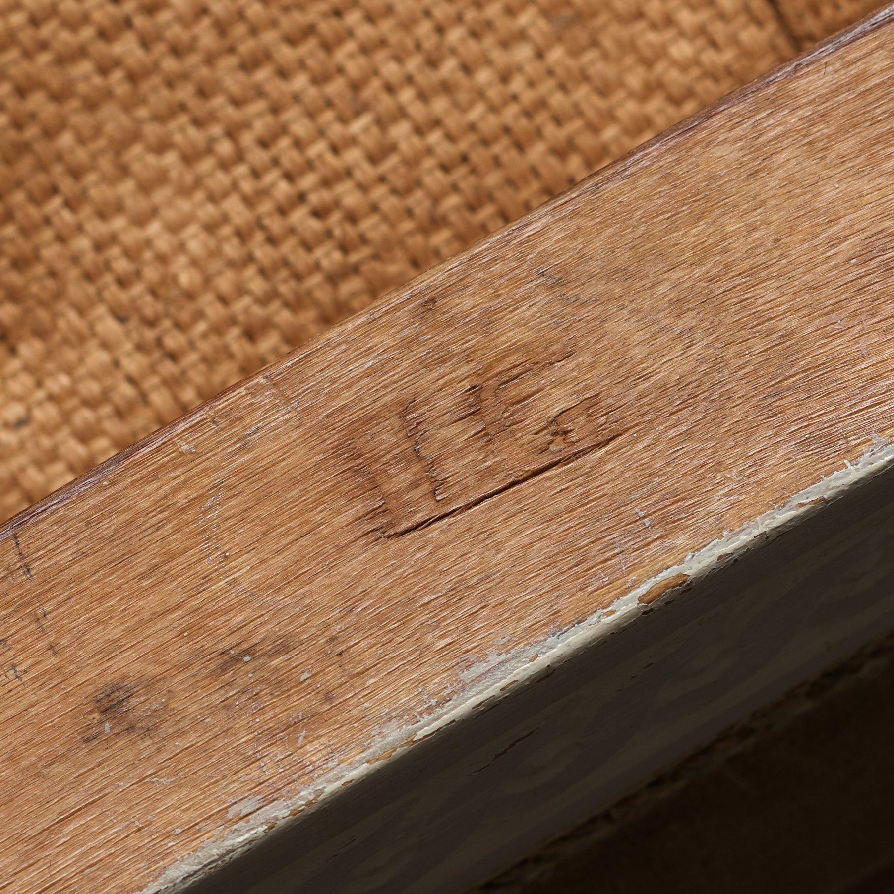 A pair of Gustavian stools by Johan Lindgren (master in Stockholm 1770-1800).