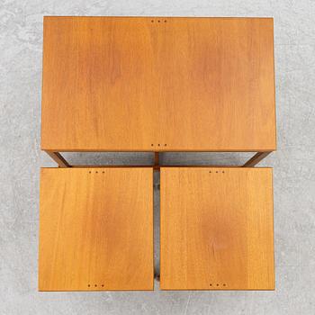 Carl Malmsten, a nestle table, "The Sledge", late 20th century.