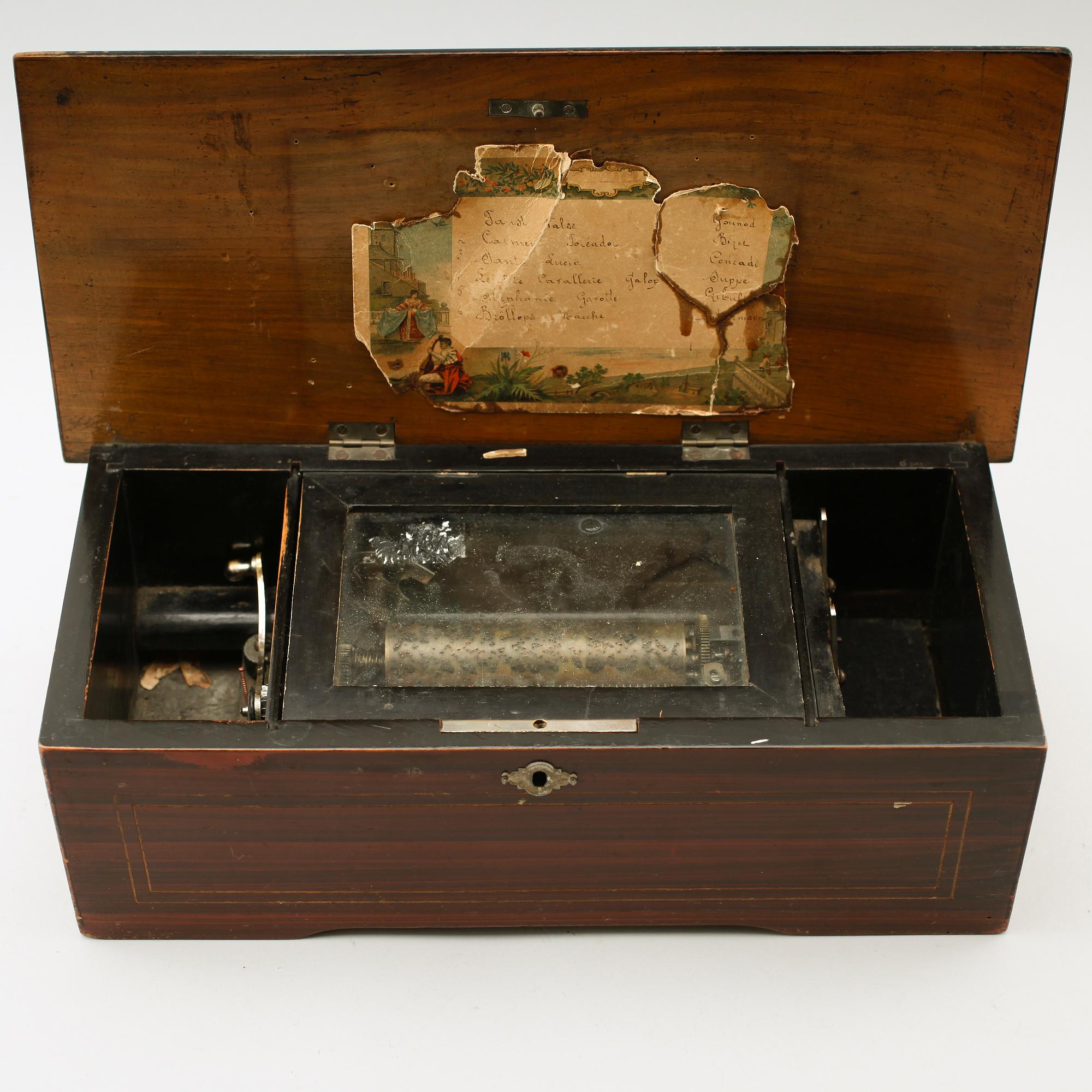 SPELDOSA, 1800-tal.