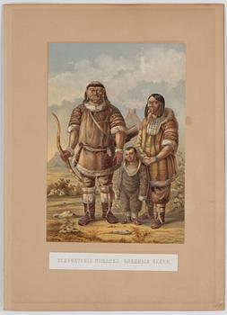 10 PICTURES / PRINTS OF FOLKLORE / NOMADS, from early 20 th century.