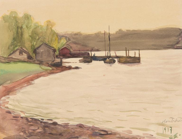 Santeri Salokivi, Vy från Houtskär.