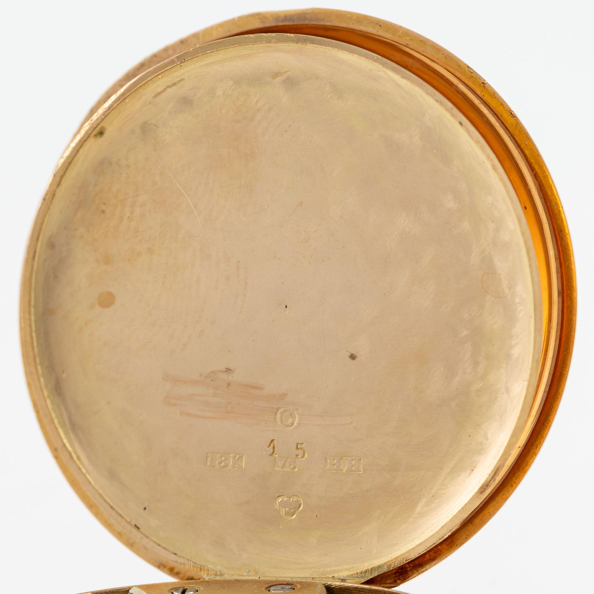 Halda, pocket watch, 40 mm.