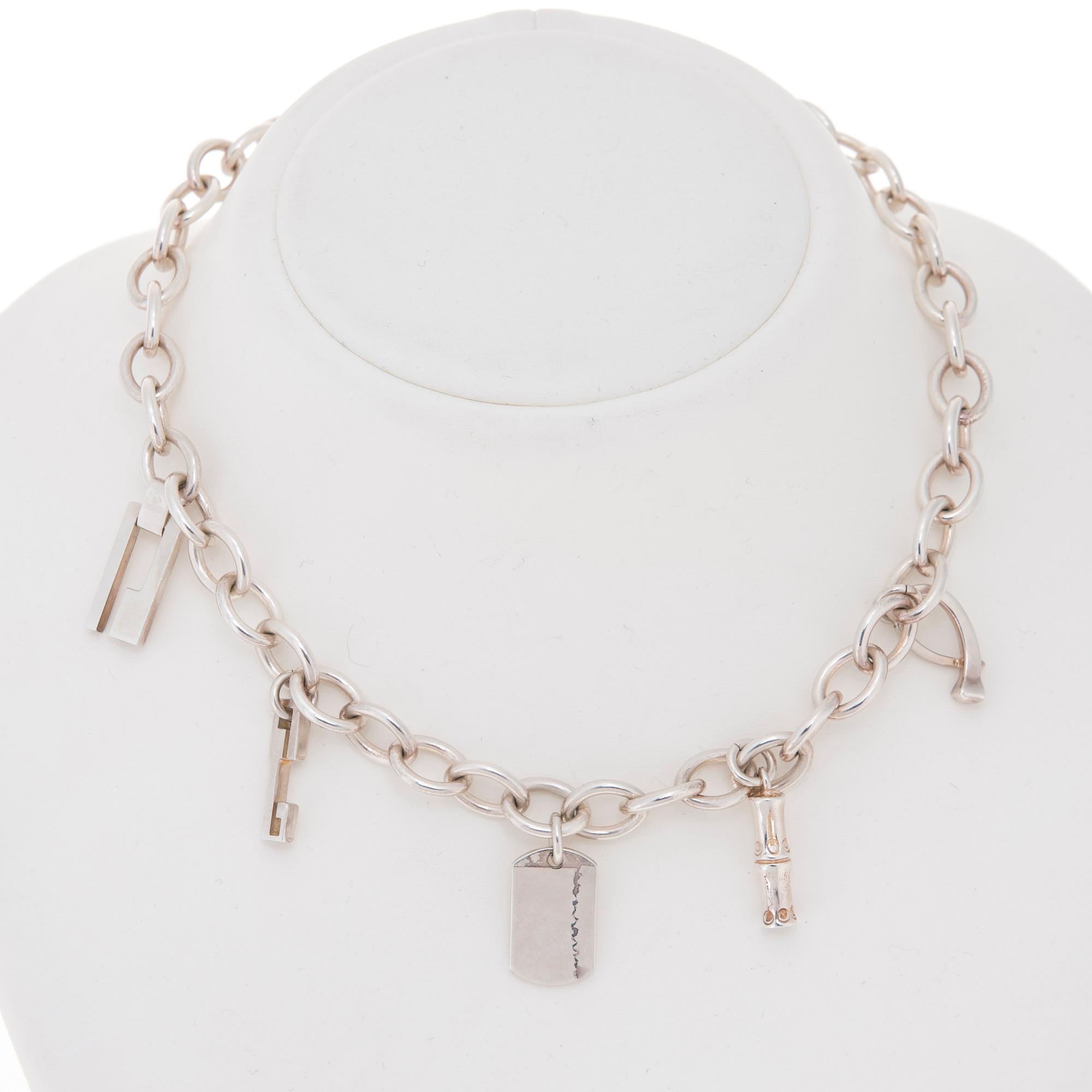 HALSBAND, silver, Gucci. Vikt 66,6 g.