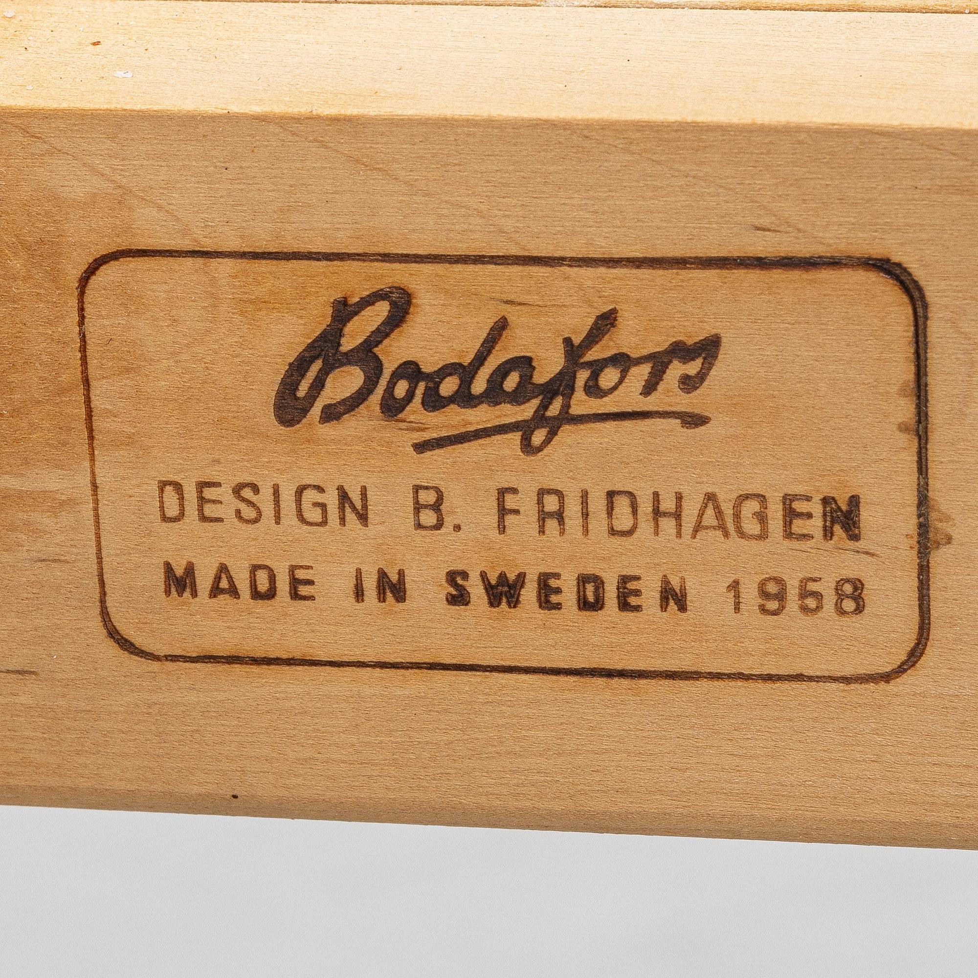 Bertil Fridhagen, Dining table, Bodafors, 1958.