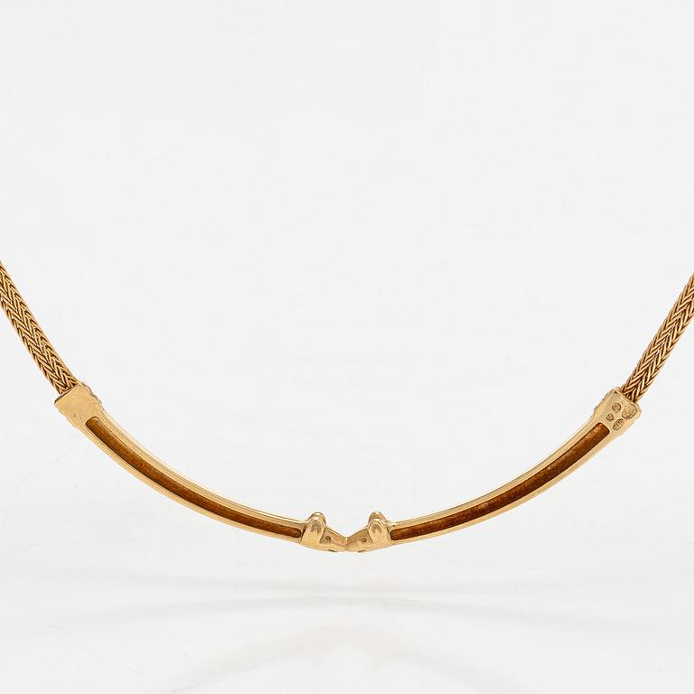 Kalevala Koru, necklace, "The Elk", 18K gold, 2002.