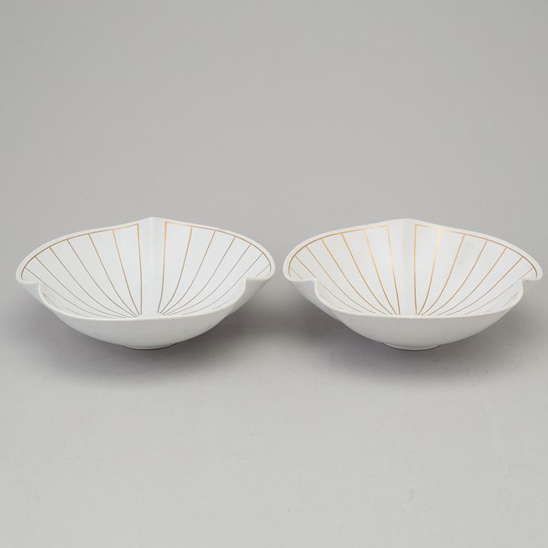 WILHELM KÅGE, three stoneware bowls from Gustavsberg.