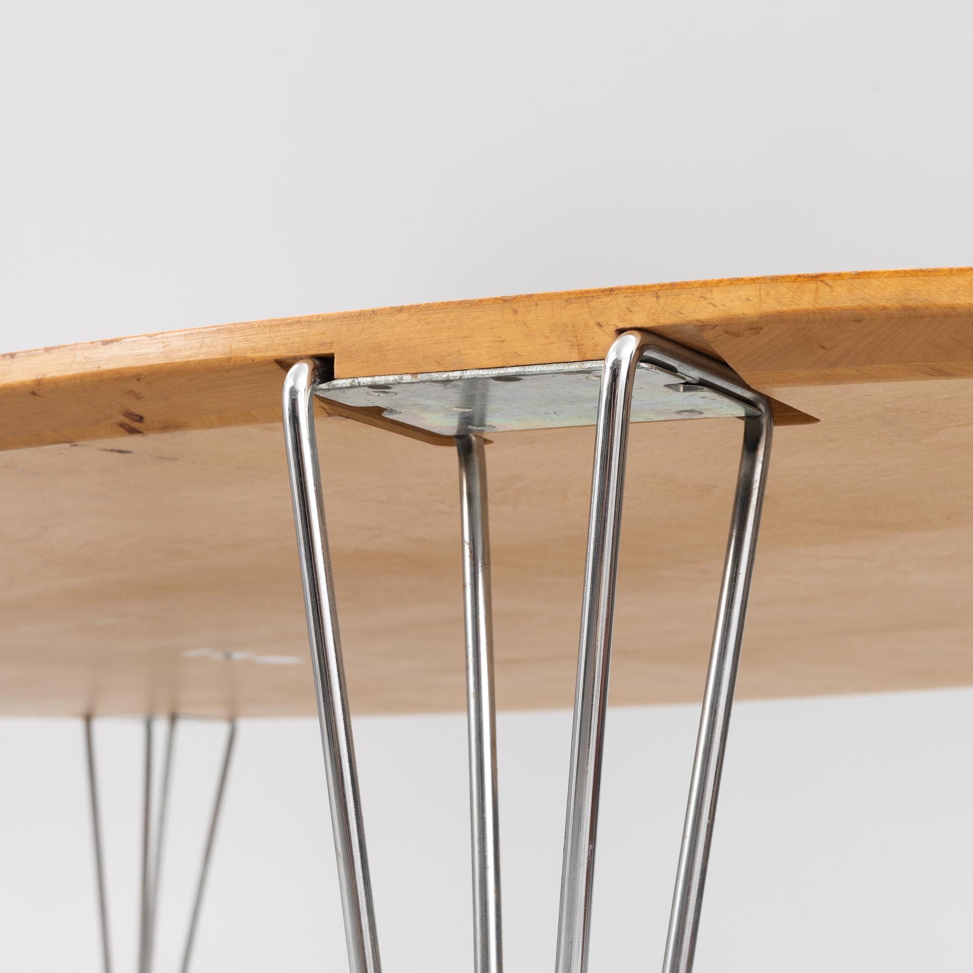 Piet Hein & Bruno Mathsson, a dining table, 'Superellipse', Mathsson International, Värnamo.
