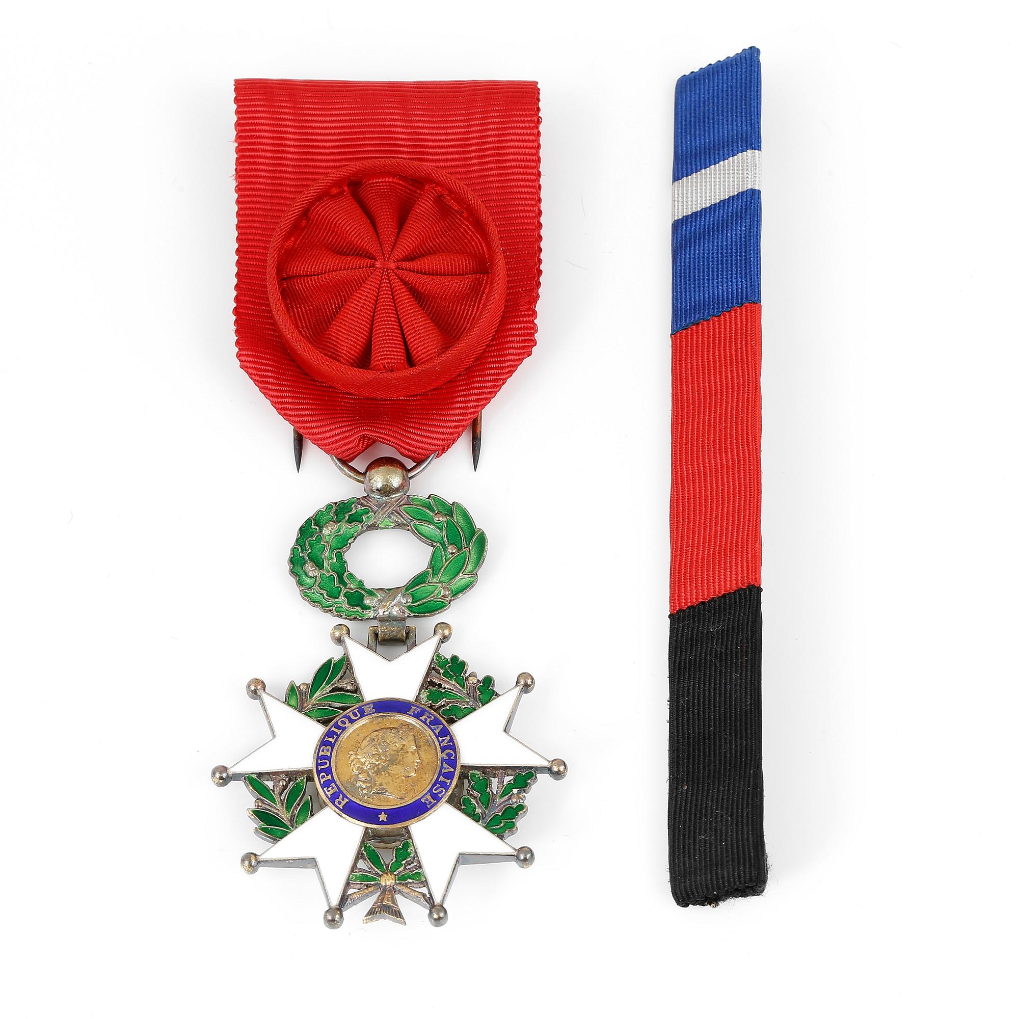 HEDERSLEGIONENS RIDDARTECKEN, Ordre national de la Légion d'honneur, Frankrike.