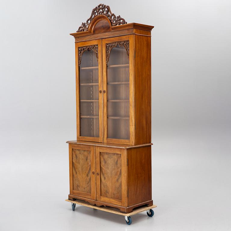 Bookcase, Late Empire, circa mid-19th century.