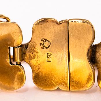 BARNARMBAND, 14K guld, mästare Carl Ernst (Ernest), S:t Petersburg 1848.