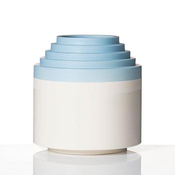 Ettore Sottsass, vaser, 2 st, Bitossi Ceramiche, Montelupo, Italien 2000-tal.