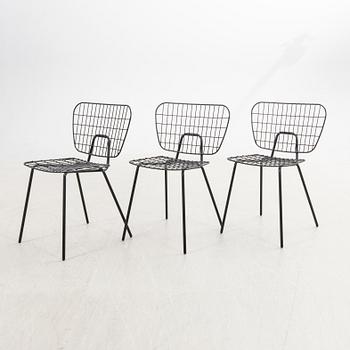 Studio WM, chairs, 3 pcs, "String", for Audio Copenhagen, contemporary.
