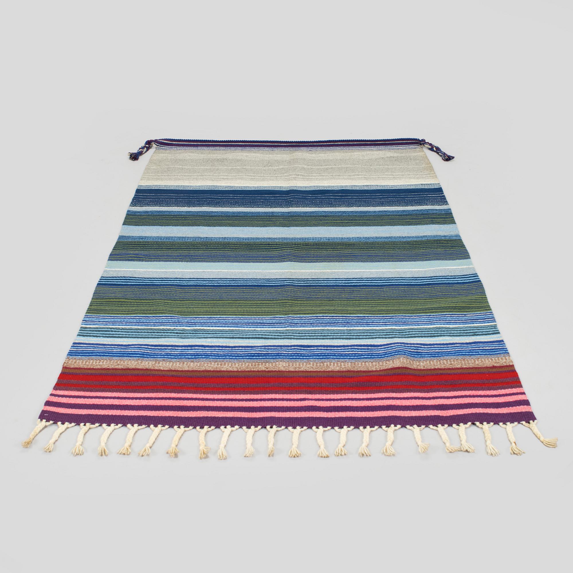 Elsa Montell-Saanio, raanu / seinätekstiili, "Jäämeri". Suomi. Noin 170 x 115 cm.