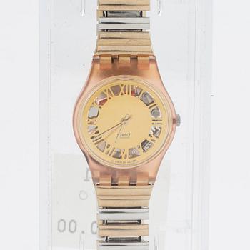 Swatch, Pink Nugget, wristwatch, 25 mm.