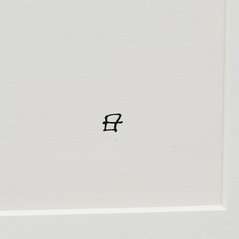 EDUARDO CHILLIDA, serigrafi, signerad i trycket, utförd 1982.