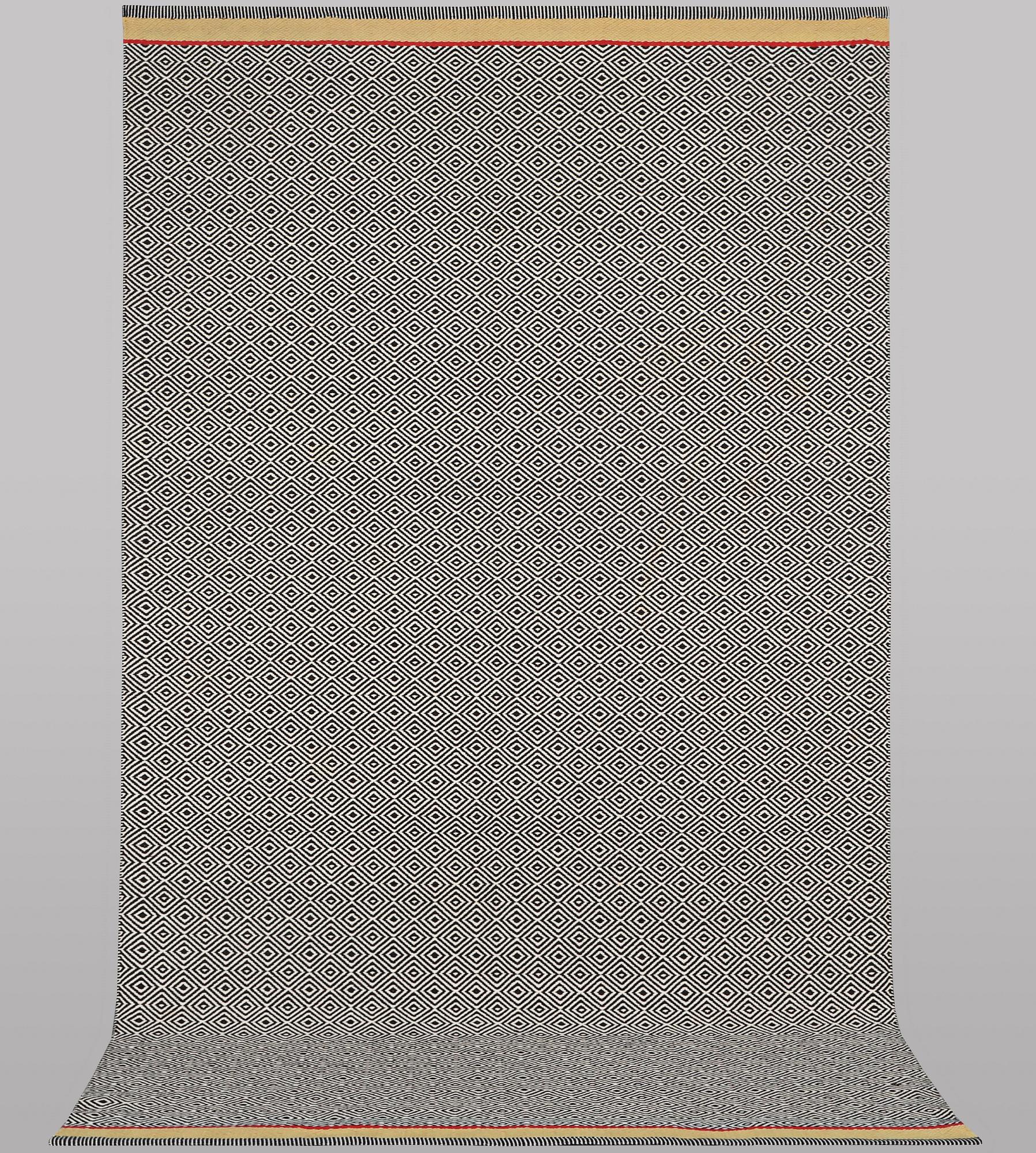 Matta, Kasthall, "Gåsöga", ca 295 x 152 cm.