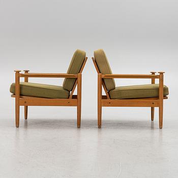 Armchairs, a pair, second half of the 20th century.