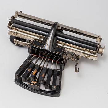 A braille typewriter by Picht, about 1900.