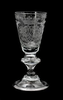 POKALGLAS, dat 1756.