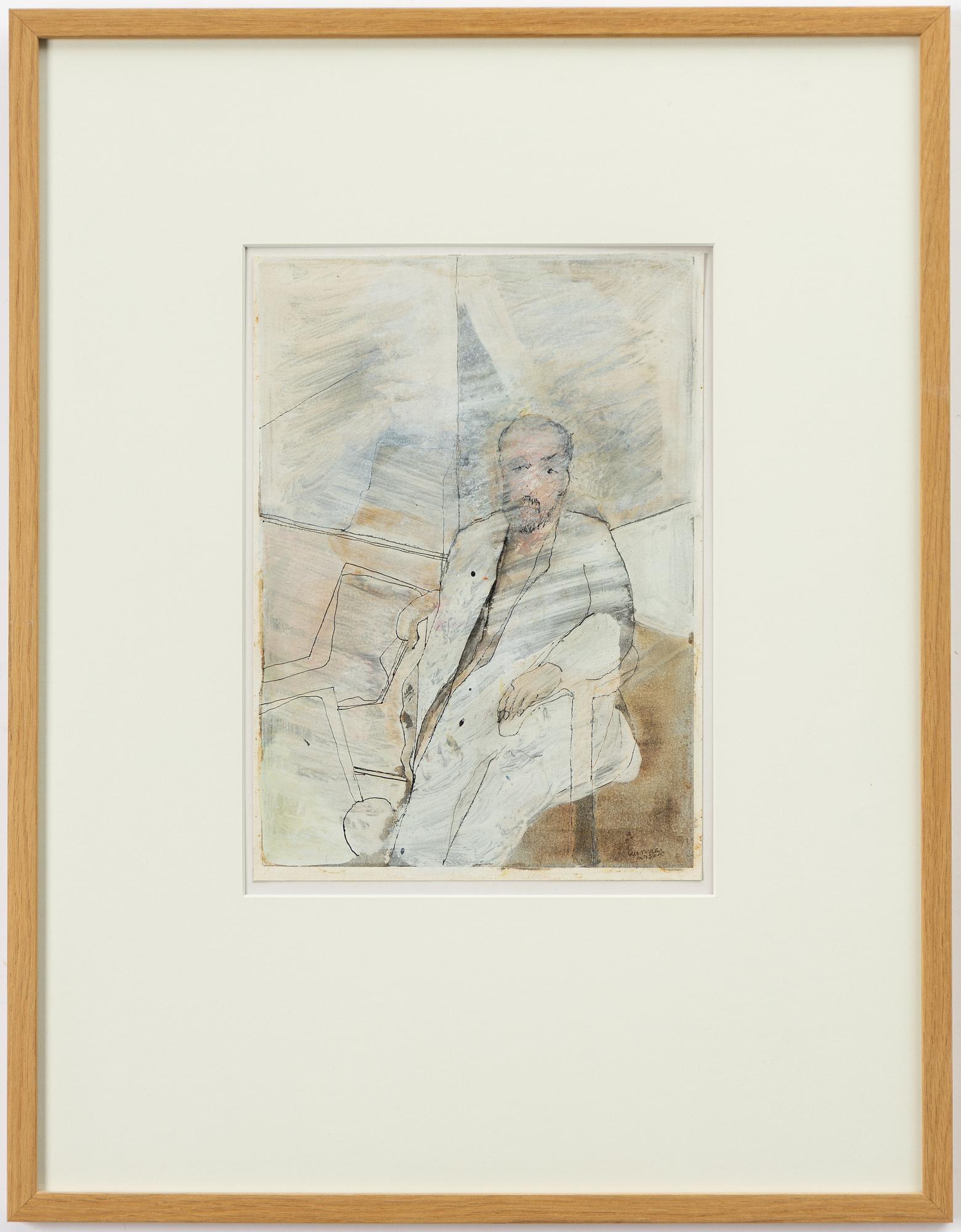 Gunnar Larson, Self-portrait.