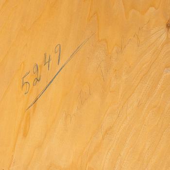 Bertil Fridhagen, a rare elm sideboard, Svenska Möbelfabrikerna, Bodafors, 1940s.