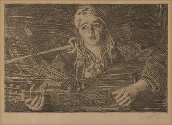 Anders Zorn, "Ols Maria".