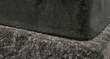 OTTO STRANDMAN, skulptur, brons,  daterad 1913.