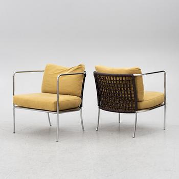 Piero Lissoni, fåtöljer, ett par, "Café", Living Divani, Italien.