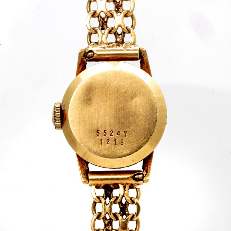 An 18K gold Favre-Leuba wristwatch.