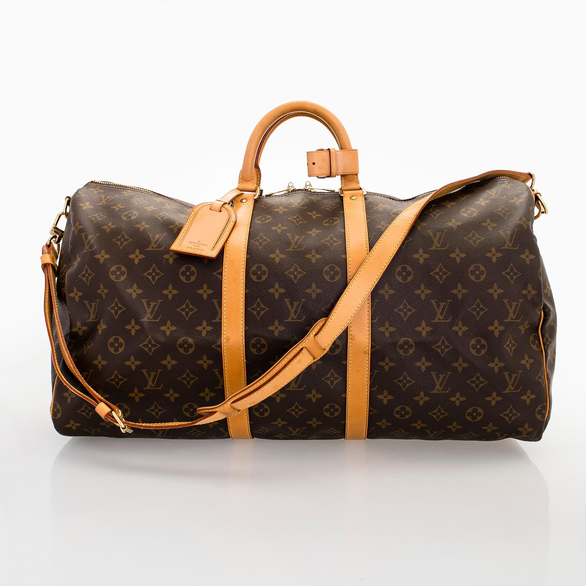 Louis Vuitton, viikonloppulaukku, "Keepall 55 Bandoulière".