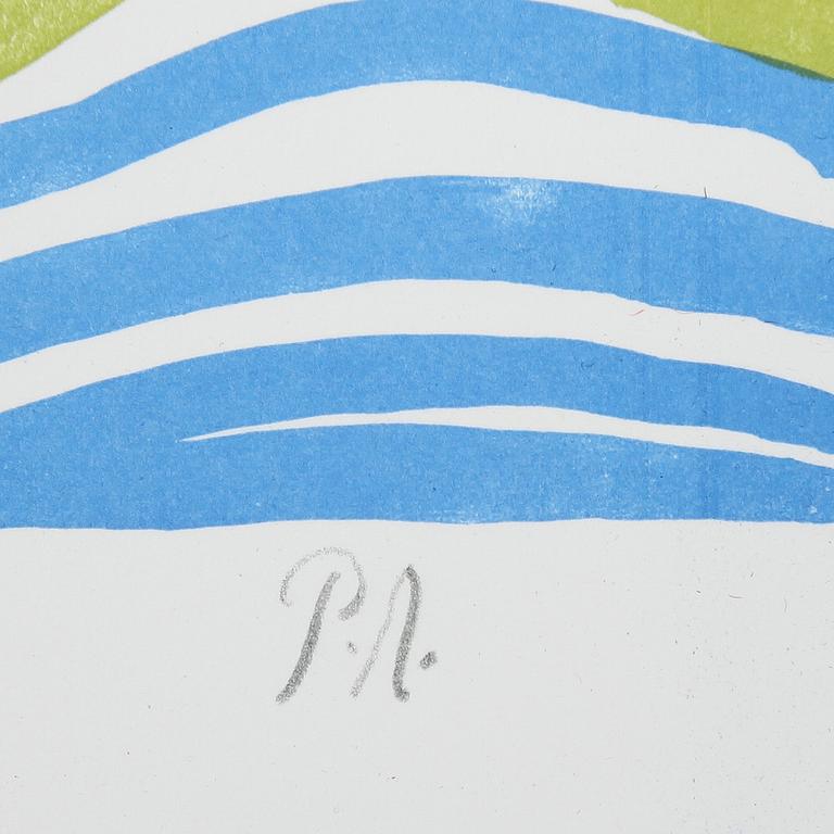 PER ANDERSSON, färglitografi, monogramsignerad.