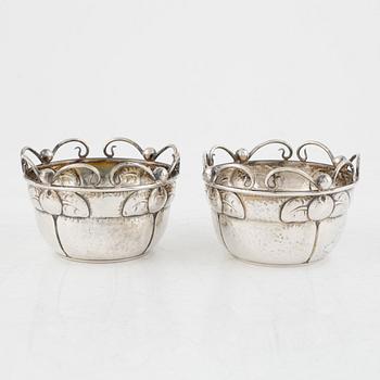 A Pair of Danish Silver Bowls, by Anton Michelsen, Copenhagen 1919.