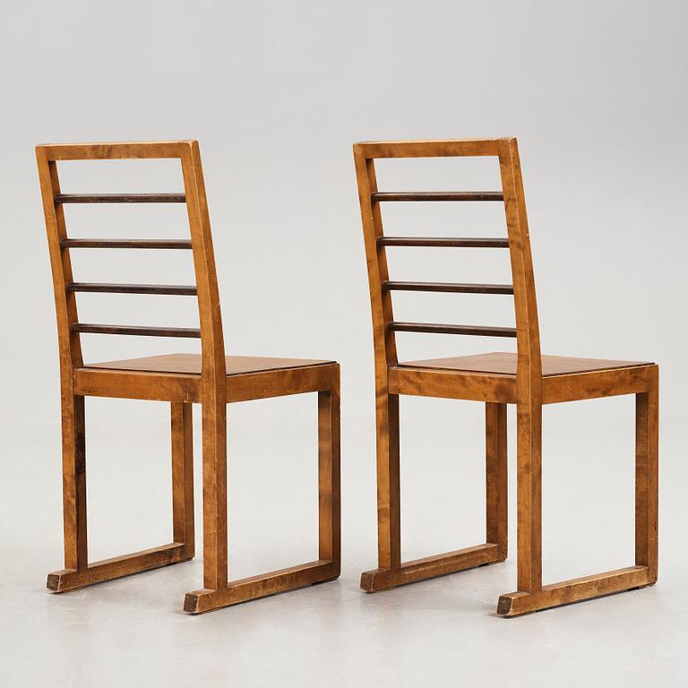 Axel Einar Hjorth, a pair of "Oh Boy" chairs, Nordiska kompaniet, Sweden 1931.