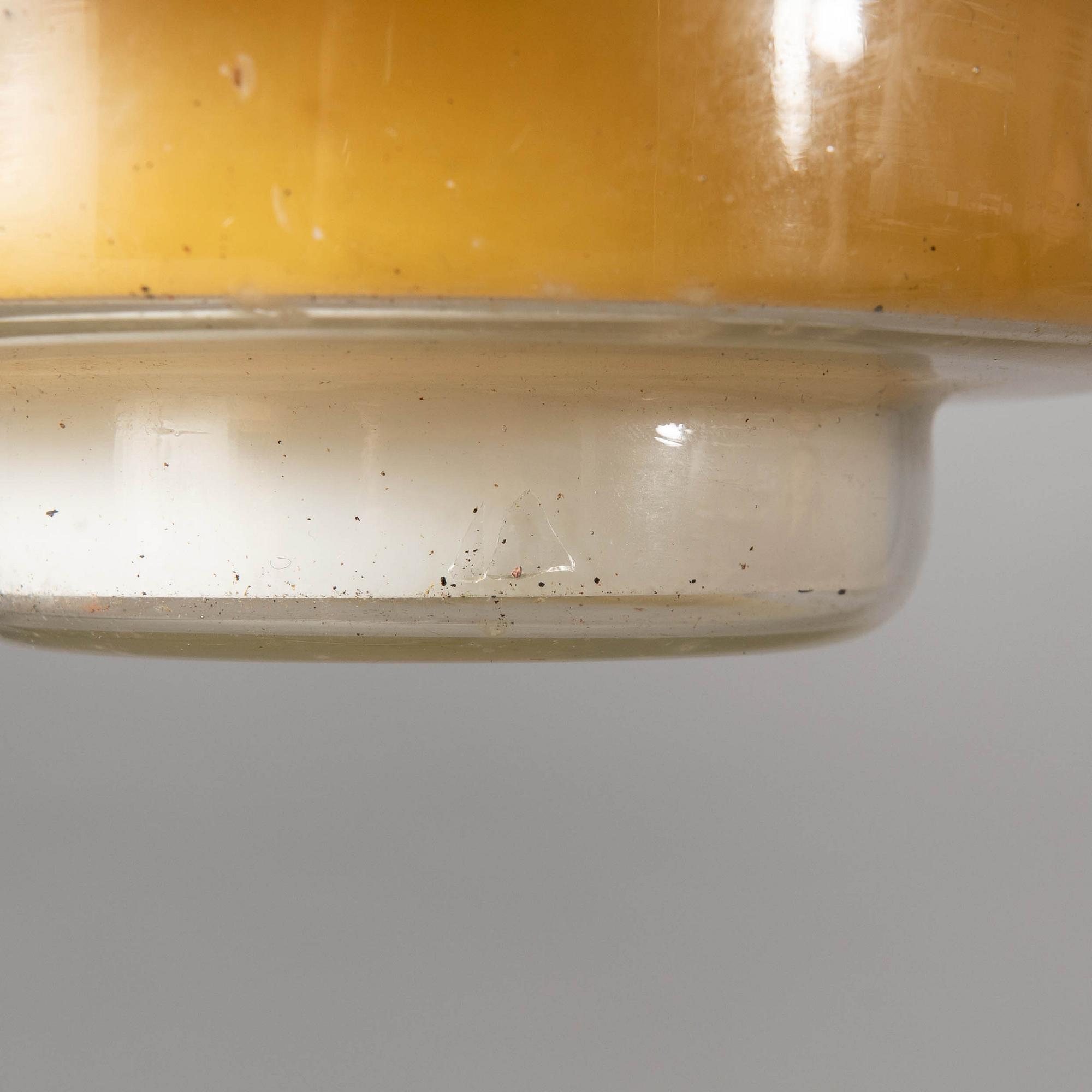 Otto Müller, Ceiling lamp, "Sistrah pendant", Megaphos, first half of the 20th century.