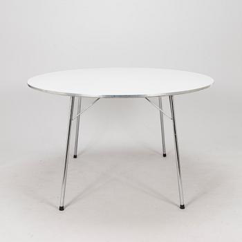 Arne Jacobsen, ruokapöytä malli 3600 Fritz Hansen Tanska 1970-luku.