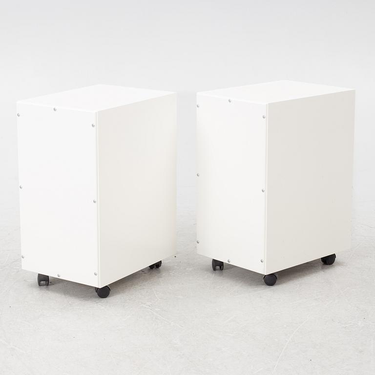 Jonas Bohlin, & Thomas Sandell, hurts/sängbord, ett par, "Snö", Asplund.