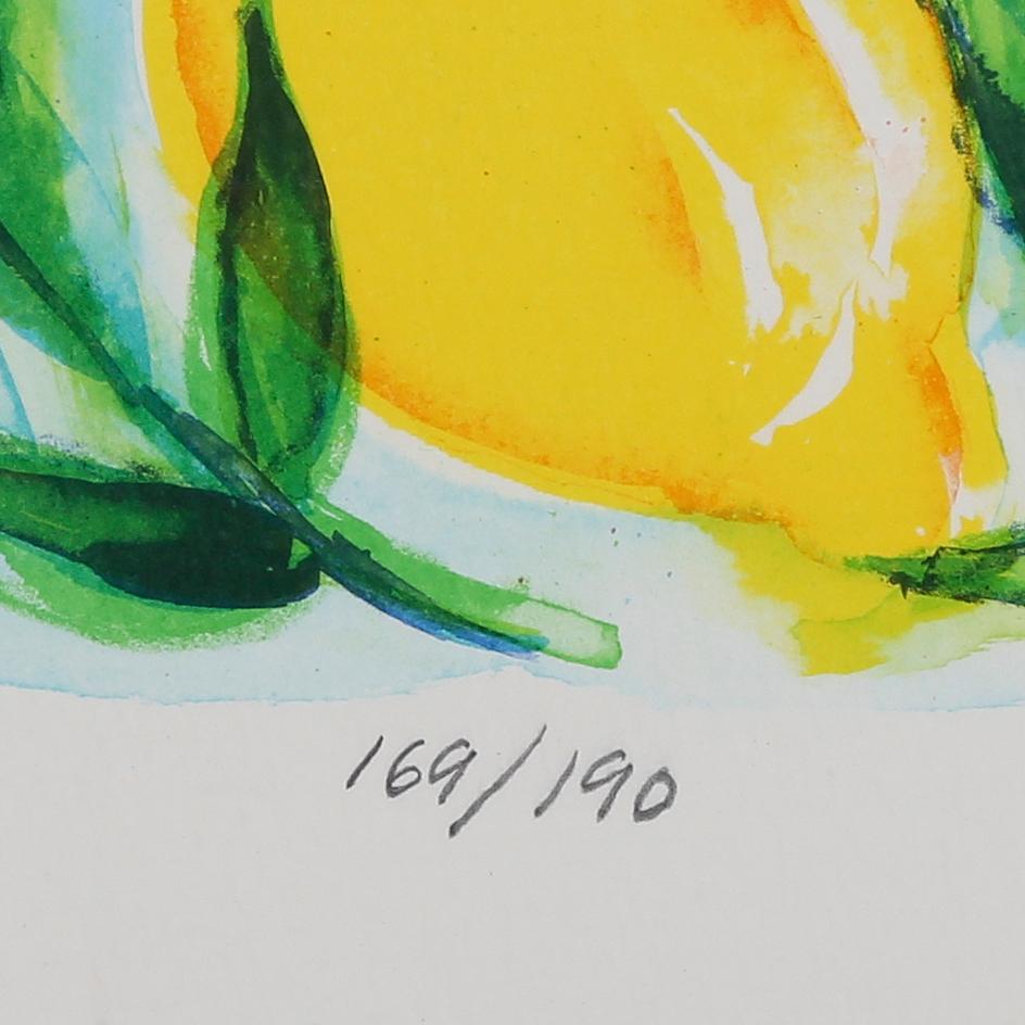 LENA LINDERHOLM, färglitografi, signerad och numrerad 169/190.