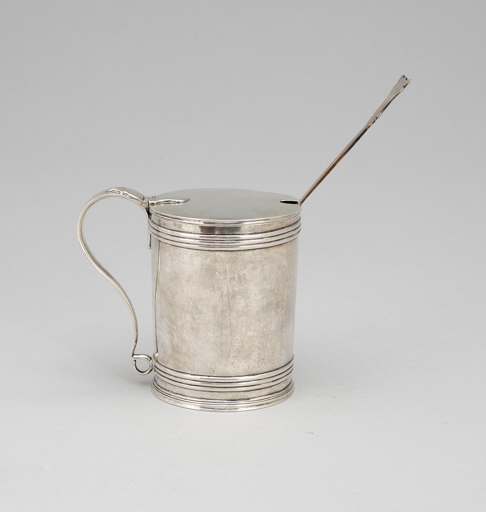 SENAPSKANNA, silver, Anders Lundqvist, Stockholm 1823. Vikt 180 g.