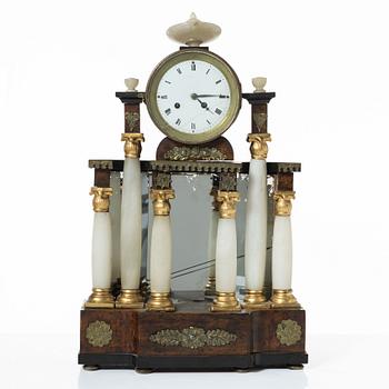 Table pendulum clock, Empire style, 19th century.