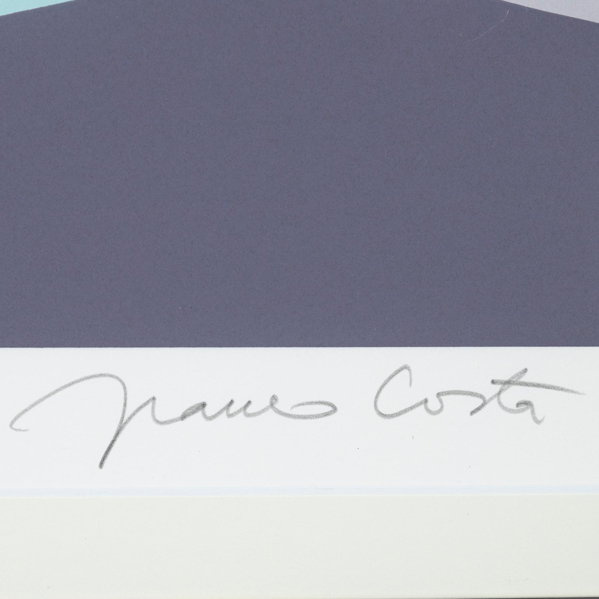 Franco Costa, färgserigrafi, signerad AP.