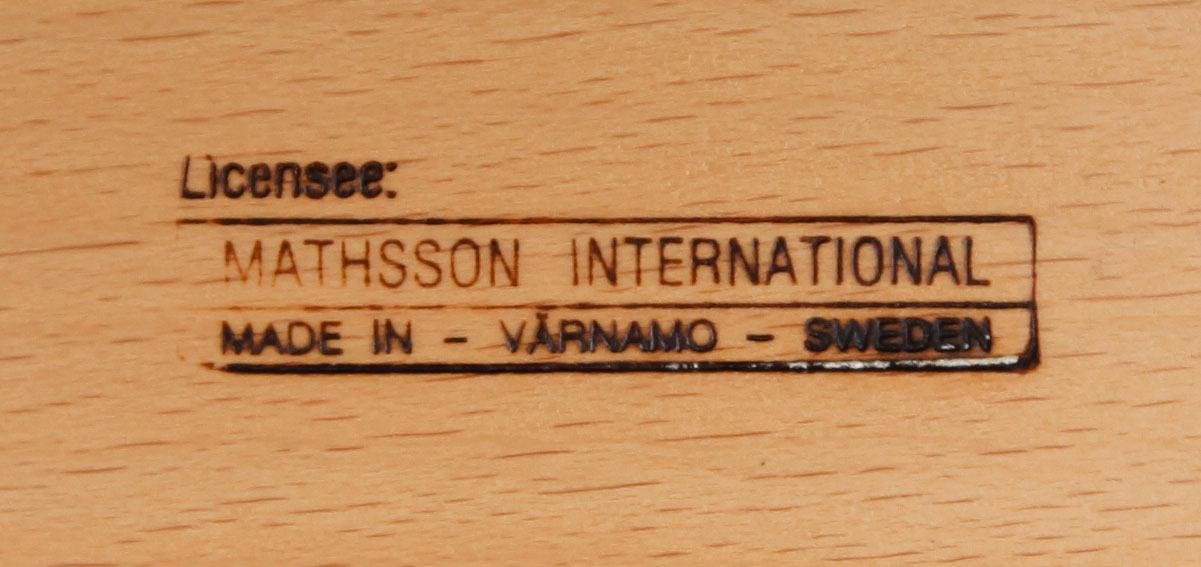 KARMSTOLAR, 1 par, "Eva", Bruno Mathsson, 1900-talets andra hälft.