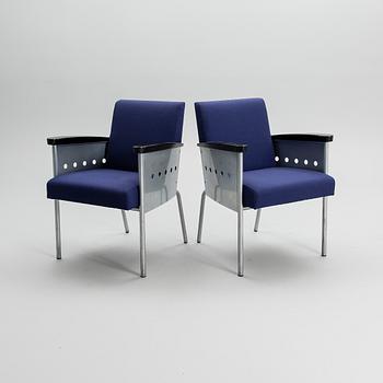 A pair of 1990s 'Zil' armchairs for Inno, Finland.