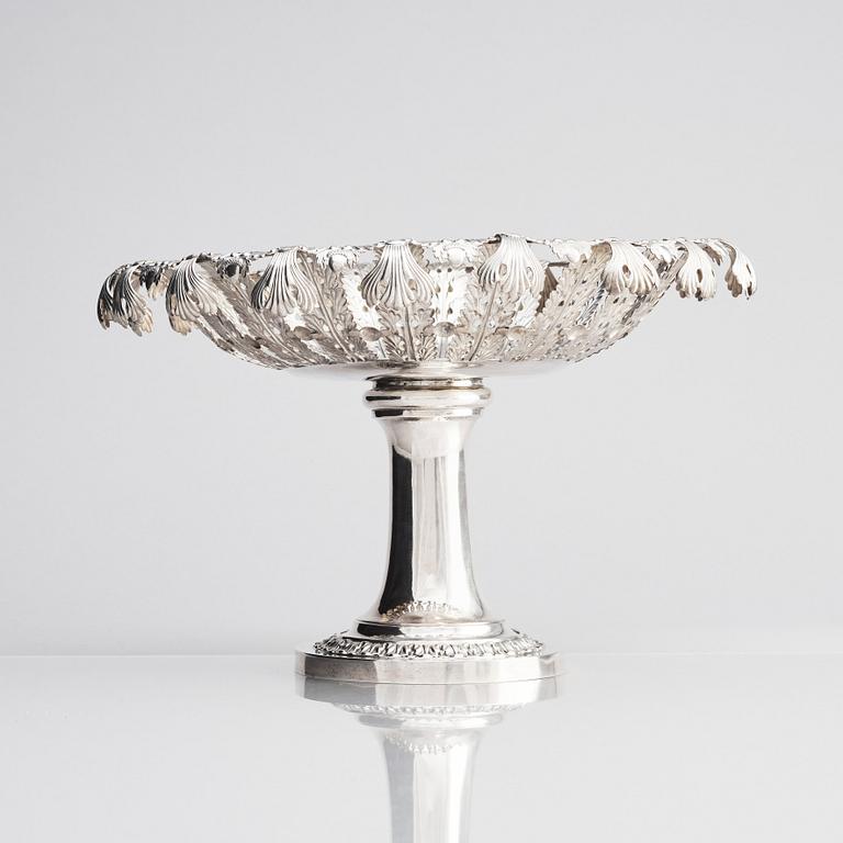 Adolf Zethelius, tazza, silver, Stockholm 1831.