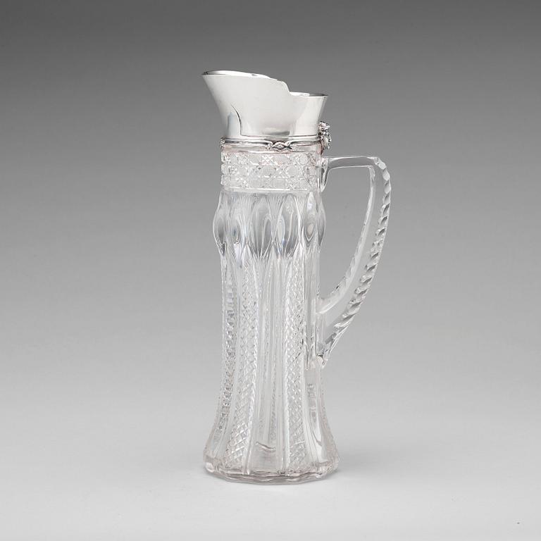TIFFANY & CO, karaff, silver, omkring år 1900.