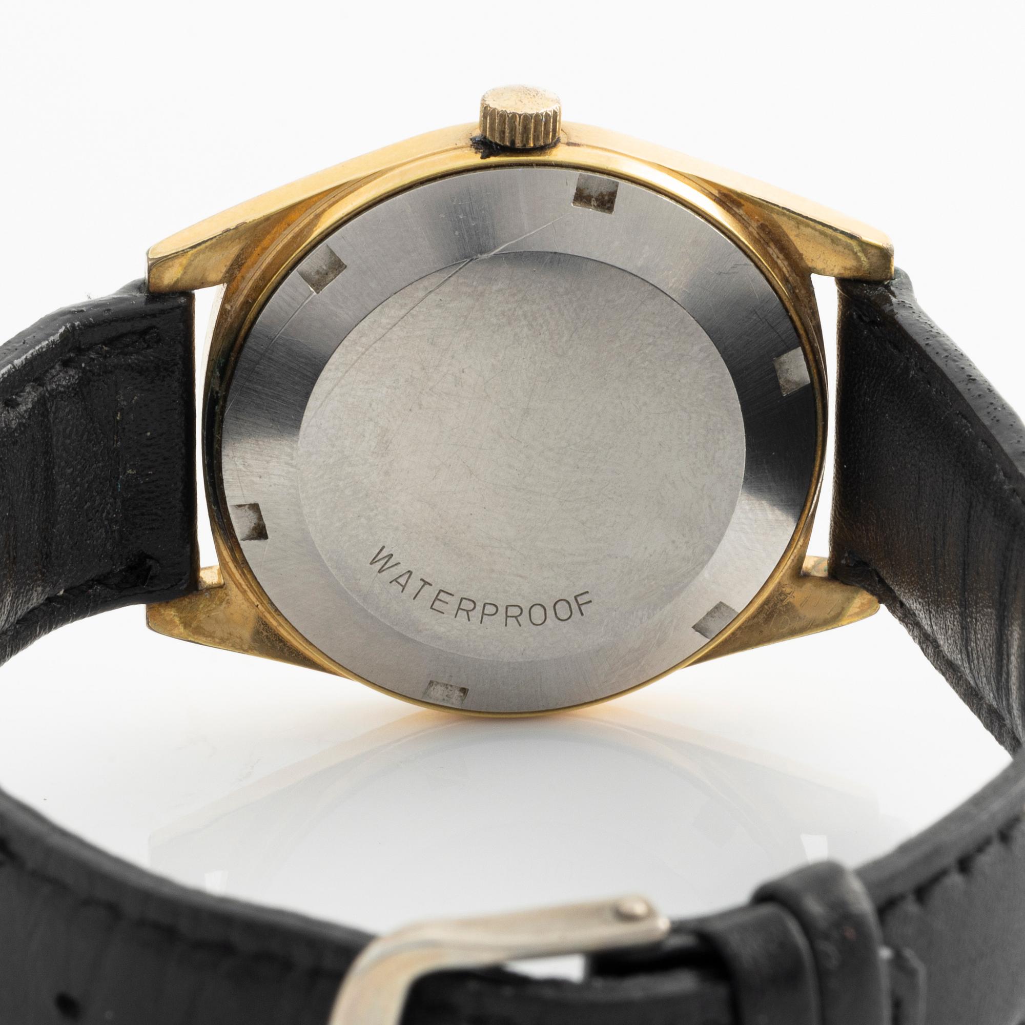 Omega, Genève, wristwatch, 34.5 mm.