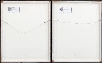 Anders Österlin, 2 st färgserigrafier, signerad och numrerade 126/150 resp 104/170.