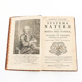 Carl von Linné, "Systema Naturae..." ,1748.